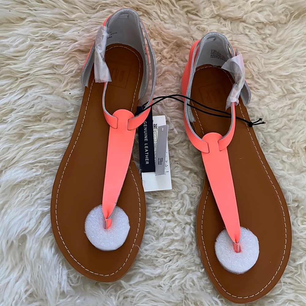 Gap Sandals, Neon Pink! NEW WITH TAGS